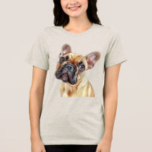 Funny French Bulldog T - Shirt - Niedliche französ
