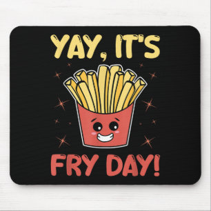 Funny French Fries Grafische Erwachsene Kinder - Y Mousepad