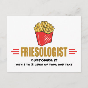 Funny French Fries Postkarte