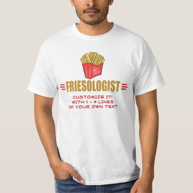 Funny French Fries T-Shirt (Vorderseite)