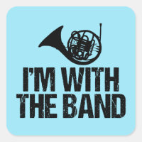 Funny French Horn Ich bin mit der Band