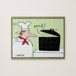 Funny French Koch Cartoon Art Voila Gourmet