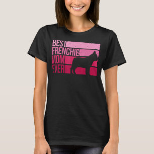 Funny Frenchie Mama Kunst, Dichtung und Musik T-Shirt