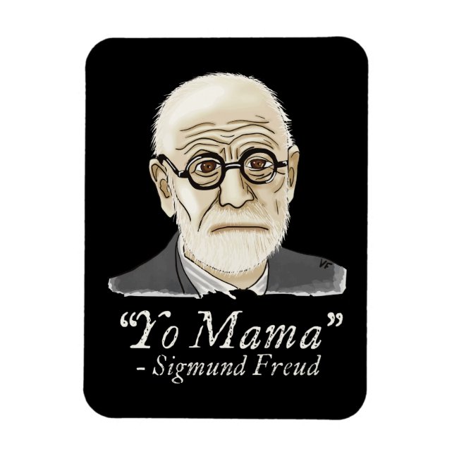 Funny Freud Psychology Magnet (Vertikal)