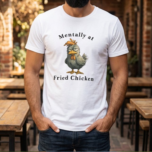 Funny Fried Chicken T-Shirt (Créateur téléchargé)