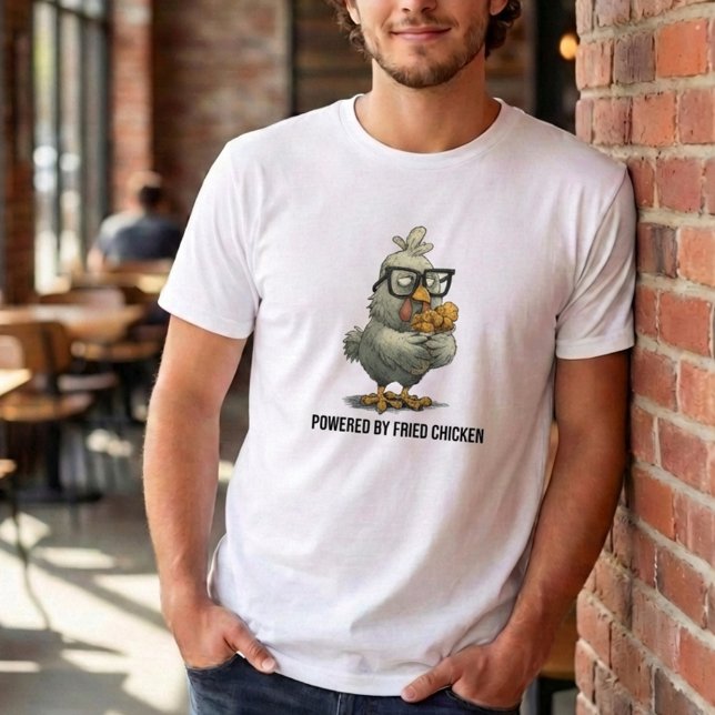 Funny Fried Chicken T-Shirt (Von Creator hochgeladen)