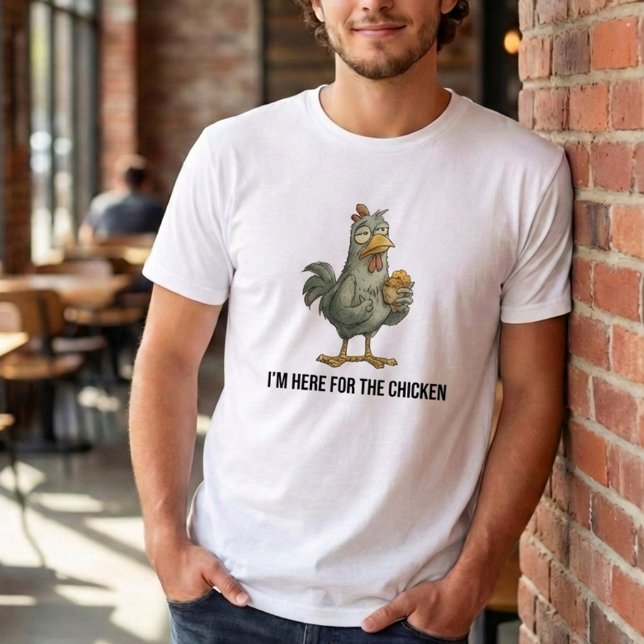 Funny Fried Chicken T-Shirt (Von Creator hochgeladen)