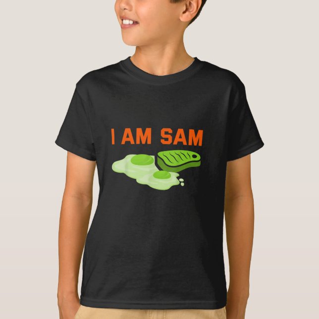 Funny Fried Green Ham and Eggs Days I Bin Sam T-Shirt (Vorderseite)