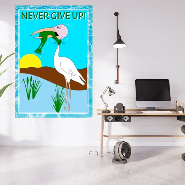 Funny Frog Choice Bird Inspiration Poster (Von Creator hochgeladen)