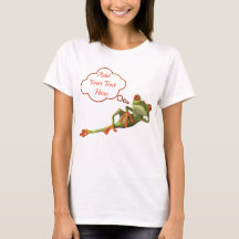 Funny Frog Einstellung mit Textnachricht oder Zita