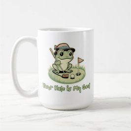 Funny Frog Golf - Your Hole is My Goal Kaffeetasse