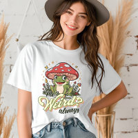 Funny Frog Mushroom Niedlich Shy Introvert