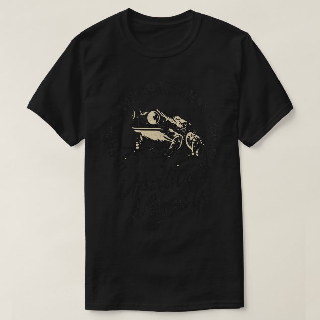 Funny Frog Shirt Unalive MysMeme Retro Ästhetik (Design vorne)