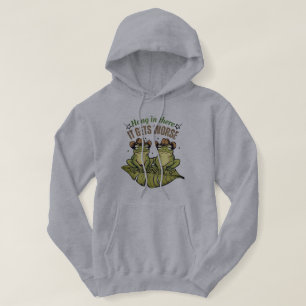 Funny Frog Spaß T - Shirt - Hang in There!