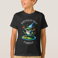 Funny Frog Themed Birthday Boy