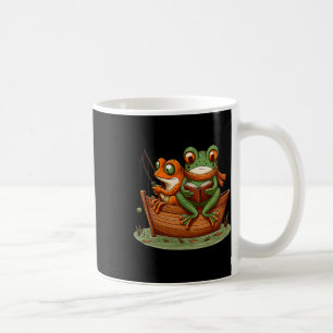 Funny Frog Toad Fishing Vintages Clic Book Toad Lo Kaffeetasse