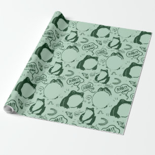 Funny Frog Wrapping Paper - Grünbuch Geschenkpapier