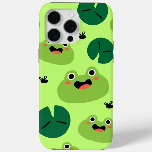 Funny Frogs Case-Mate iPhone Hülle (Rückseite)