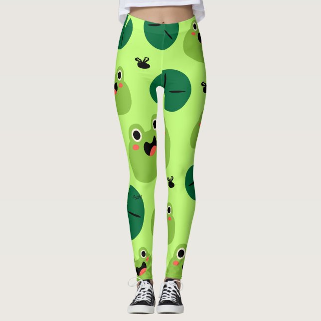 Funny Frogs Leggings (Vorderseite)