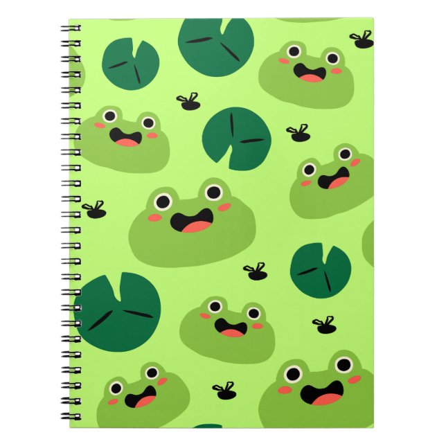 Funny Frogs Notizblock (Vorderseite)