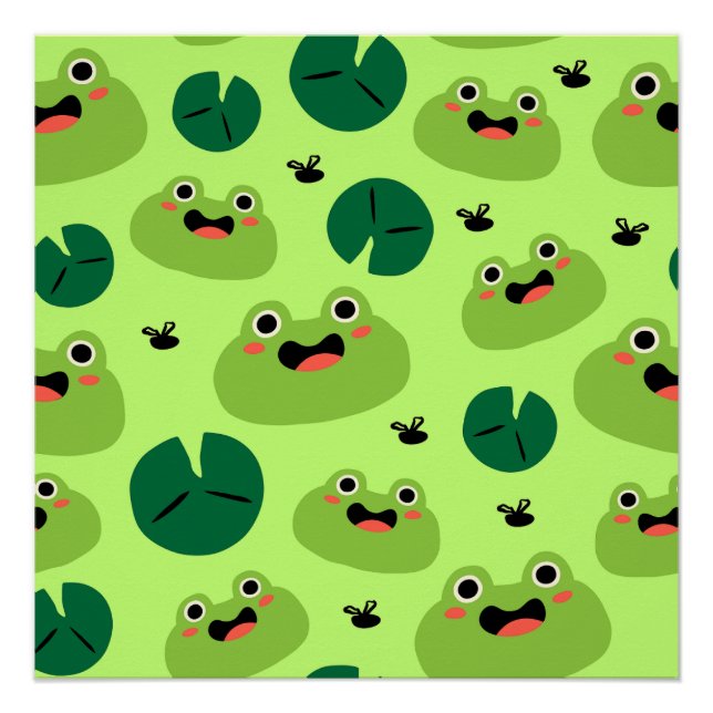 Funny Frogs Poster (Vorderseite)
