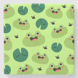 Funny Frogs Steinuntersetzer