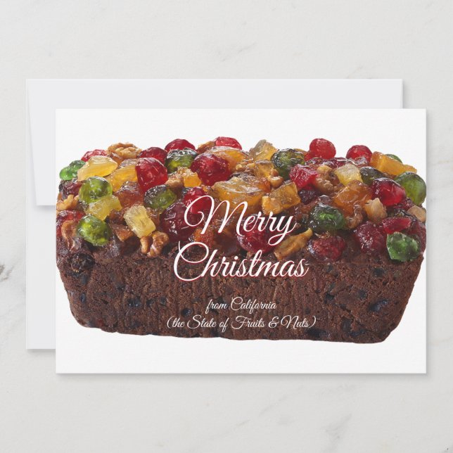 Funny Frohe Weihnachten aus Kalifornien (Vorderseite)