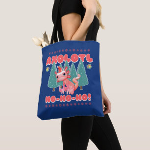 Funny Frory Weihnachten Axolotl Ho-Ho-Ho! Tasche