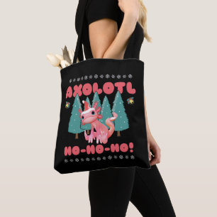 Funny Frory Weihnachten Axolotl Ho-Ho-Ho! Tasche