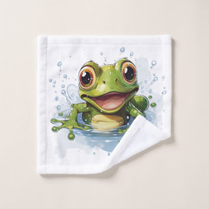 Funny Frosch Badhandtuch Set