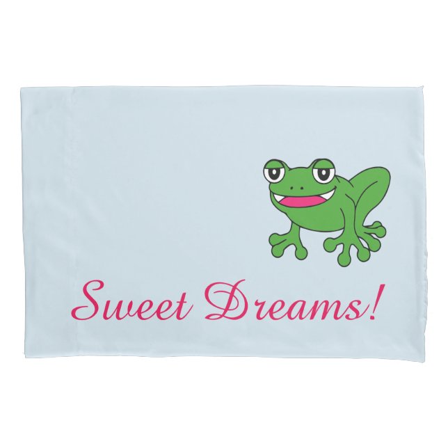 Funny Frosch Kissenbezug (Vorderseite)