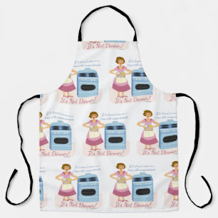 Funny Frozen Dinner ist die Oberhäuserin Pattern Schürze