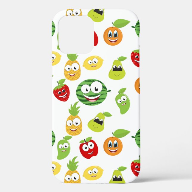 Funny Fruchtgums mit Gesichtsmuster Case-Mate iPhone Hülle (Rückseite)
