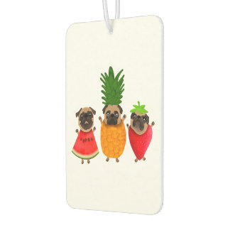 Funny Fruit Mops Niedlich Dog Geschenk | Pet Lover Autolufterfrischer