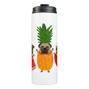 Funny Fruit Mops Niedlich Dog Geschenk Pet Lover Thermosbecher
