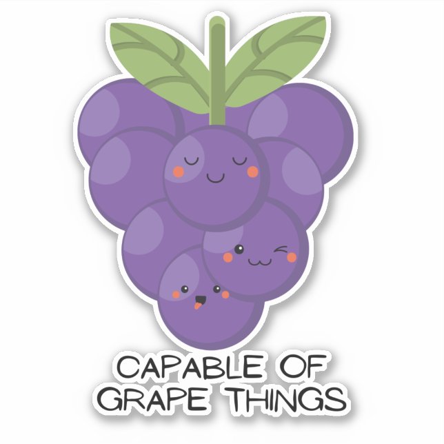Funny fruits pupes kawaii für Laptop Aufkleber (Vorderseite)