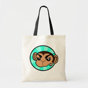 FUNNY FRUSTRATED MONKEY TOTE BAG TRAGETASCHE