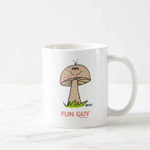 Funny FUN TYP Niedlicher Goofy Mushroom Cartoon f Kaffeetasse