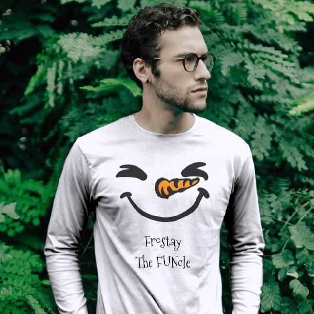 Funny Fun Uncle Snowman Face Sweatshirt (Von Creator hochgeladen)