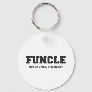 Funny Funcle College Print Schlüsselanhänger
