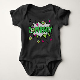 Funny Funky Pop Art 'ZomBaby' Baby Strampler