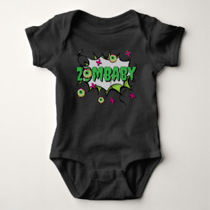 Funny Funky Pop Art 'ZomBaby' Baby Strampler