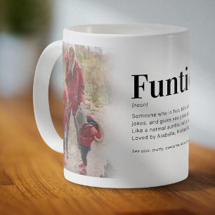 Funny Funtie Definition Foto Kaffee Tasse