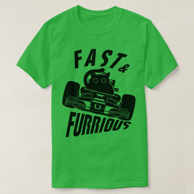 Funny FURRWucherkatze T-Shirt (Design vorne)