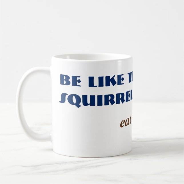 Funny Furz Eichhörnchen Woodland Animal Comedy Kaffeetasse (Links)
