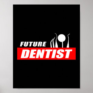 Funny Future Dentist Dental Assistant Abschluss Poster