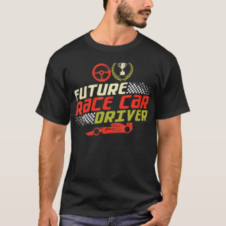 Funny Future Race Car Driver Geschenk für Kinder R T-Shirt