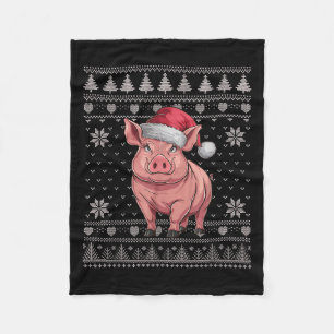 Funny G Ugly Christmas Sweater Santa Xmas Pjs Fleecedecke