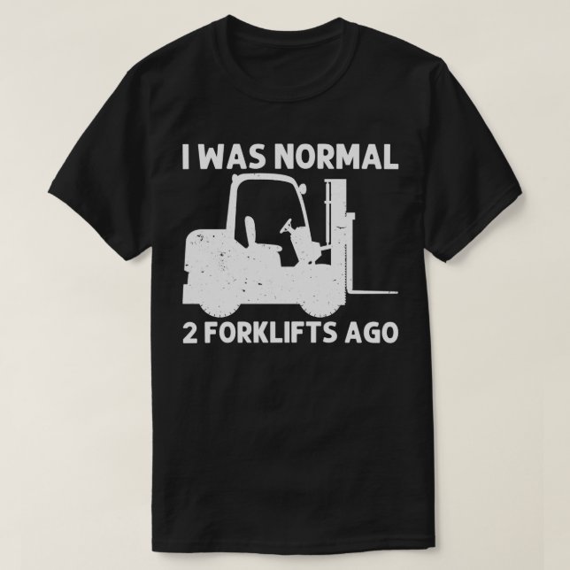 Funny Gabelstaplerdesign für Männer - Gabelstapler T-Shirt (Design vorne)