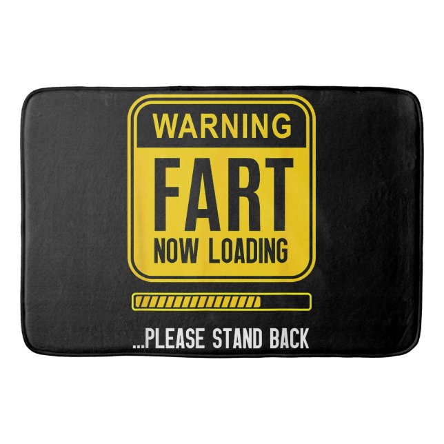 Funny Gag Badematte (Vorderseite)